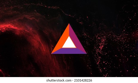 Basic Attention Token BAT Cryptocurrency. BAT coin growth chart on the exchange, chart