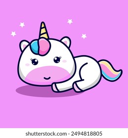 A basic line drawing of a unicorn to color - Powered by Shutterstock