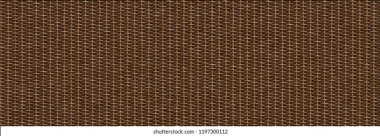 Basket Weave Seamless Texture, Long Background, 3d Illustration