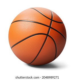 Basketball ball isolated on white background 3d render - Powered by Shutterstock