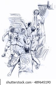 Basketball Drawing