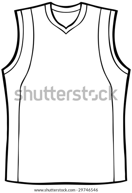 Basketball Jersey Stock Illustration 29746546