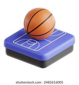 Basketball Tournament 3D Icon Illustration - Powered by Shutterstock