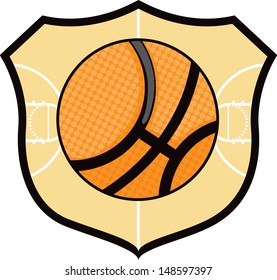 Basketball trophy plaque - Powered by Shutterstock