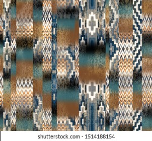 Batik And Etnic Brush Pattern