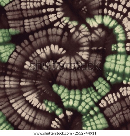 Batik pattern with transition of original colors ready for printing