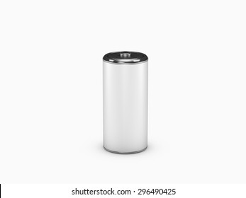 battery on white background