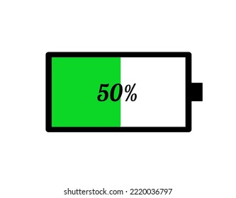 Battery Status Indicator For Showing How Much Battery On Your Device