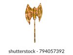 Battle Ax Weapon 3D rendering