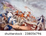 The Battle of Bunker Hill, June 17, 1775, June 17, 1775, lithograph by Nathaniel Currier after painting by J, Trumbull