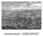 Battle of Hochstadt, 1704, Jan van Huchtenburg, 1729 The Battle of Hochstadt (Battle of Blenheim) with an Allied victory over the French, 13 August 1704.