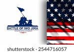 The Battle of Iwo Jima was a World War II conflict between the United States and Japan that took place from February 19 to March 26, 1945