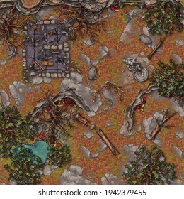 Battle map for rpg tabletop