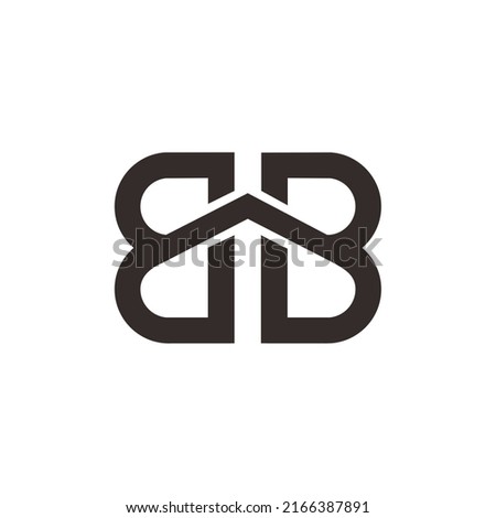 Bb initial realty logo design