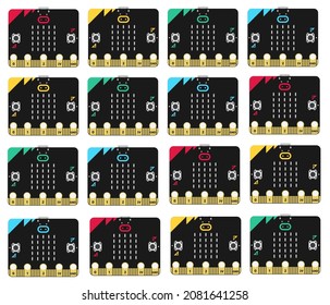 BBC Micro:bit Educational Kit. Color color microbit background