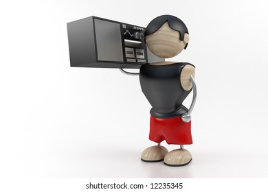 bboy and tape - Powered by Shutterstock