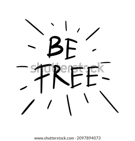 be free vector Handwritten text on isolated white baground vector hand written lettering	
