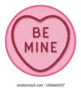 Be Mine Love Heart Candy Sweet