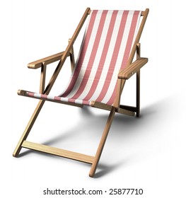 Beach chair isolated - Powered by Shutterstock