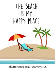 183 Beach my happy place Images, Stock Photos & Vectors | Shutterstock