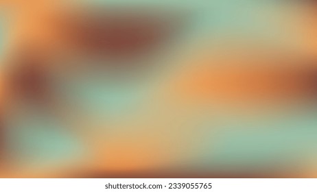 Beach vibe gradient foggy wallpaper banner. Hygge warm coast vibe abstract orange blue amber azure toasted minimalistic background. Mockup poster, social media, advertisement, card, presentation - Powered by Shutterstock