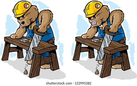 Bear and beaver - Powered by Shutterstock