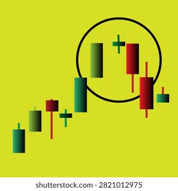 Bearish Engulfing Candlestick Pattern on Financial Trading Chart