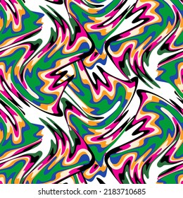 Beatiful Colorful Seamless Geometric Pattern