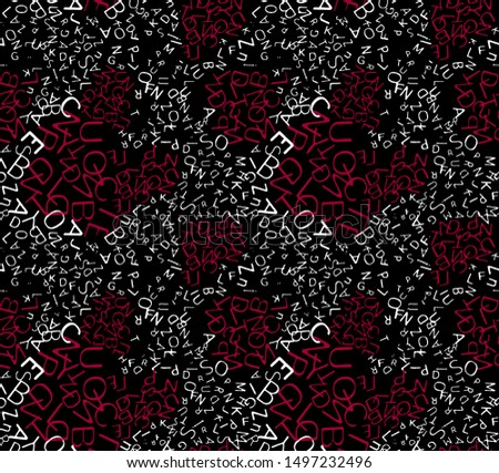 beatiful writing pattern on balack background