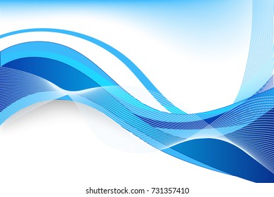 Vector Abstract Beautiful Blue Background Stock Vector (Royalty Free ...