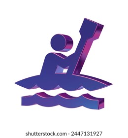 Beautiful abstract illustrations Blue Kayaking symbol icons - Powered by Shutterstock