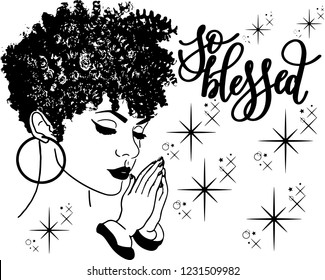 139 African american women praying Stock Illustrations, Images ...