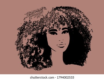 Similar Images, Stock Photos & Vectors of African American pretty girl