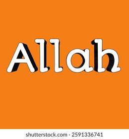 Beautiful allah name pic, allah vector icon