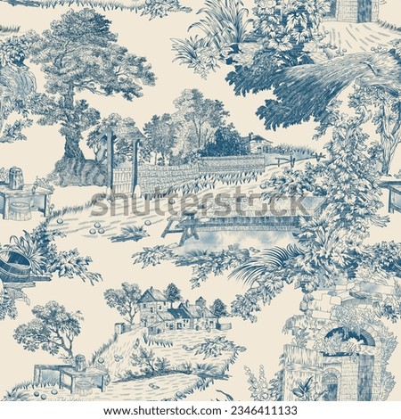 Beautiful allover pattern illustration for digital printing frames and textile materials  Stock foto © 