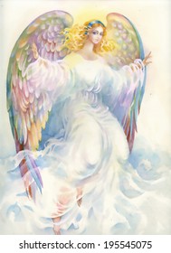 Beautiful Angel With Wings