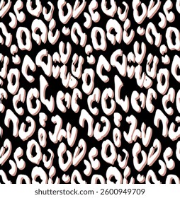 The beautiful of art leopard skin Pattern