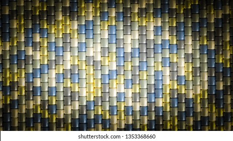 Beautiful background with beads. 3d illustration, 3d rendering.
