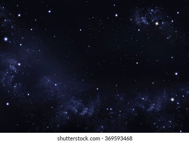 красивый фон ночного неба со звездами