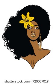 Afro Woman Images, Stock Photos & Vectors | Shutterstock
