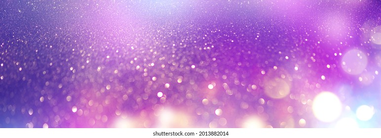 Beautiful blinking glowing background, abstract soft blurred colorful gradient backdrop. Bokeh.  Pink, blue, violet colors Holiday wallpaper, Colorful art design