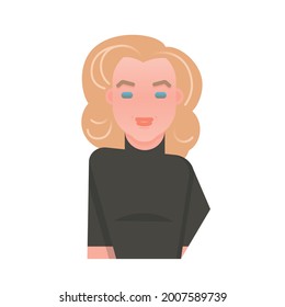 Beautiful blond woman avatar