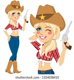 Cowgirl Holding Gun: Over 98 Royalty-Free Licensable Stock ...