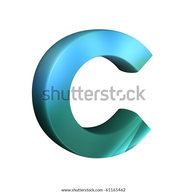 Beautiful Blue 3d Font Letter C Stock Illustration 61165462 | Shutterstock