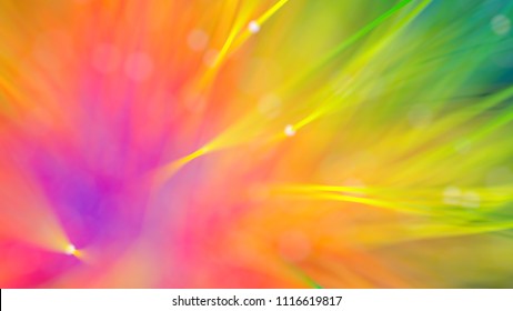 Beautiful Blurred Summer Or Spring Illustration. Colorful Bright Abstract Gradiant Background. Fresh Nature Backdrop