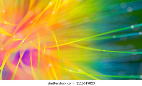 Beautiful Blurred Summer Or Spring Illustration. Colorful Bright Abstract Gradiant Background. Fresh Nature Backdrop