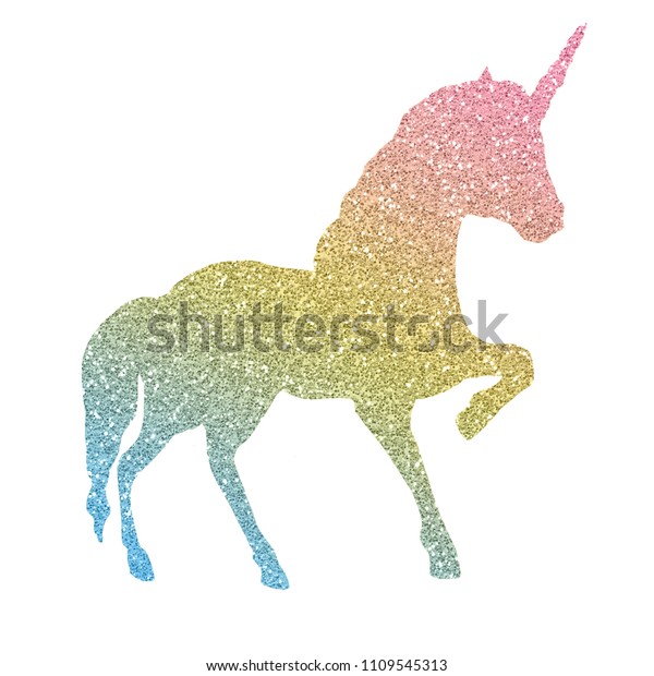 Beautiful Colofrul Unicorn Magic Horse Pegasus Stock ...