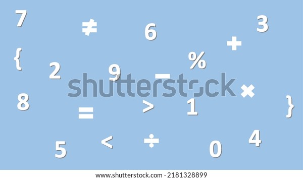 beautiful colored\
math background for\
learning