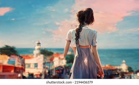 486件の 女の子 後ろ姿 のイラスト素材 画像 ベクター画像 Shutterstock