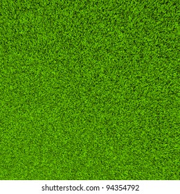 Beautiful Cutted Green Grass Texture 3d Render